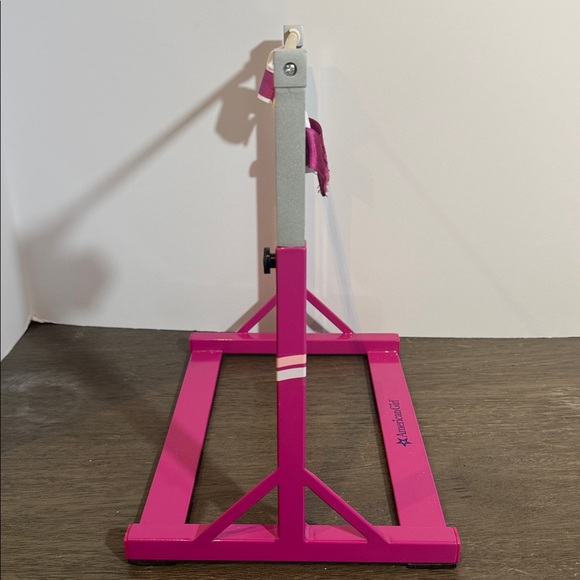 American Girl 2013 Gymnastics Set Pink Practice Bar with Grips for 18" Dolls - Picture 2 of 5